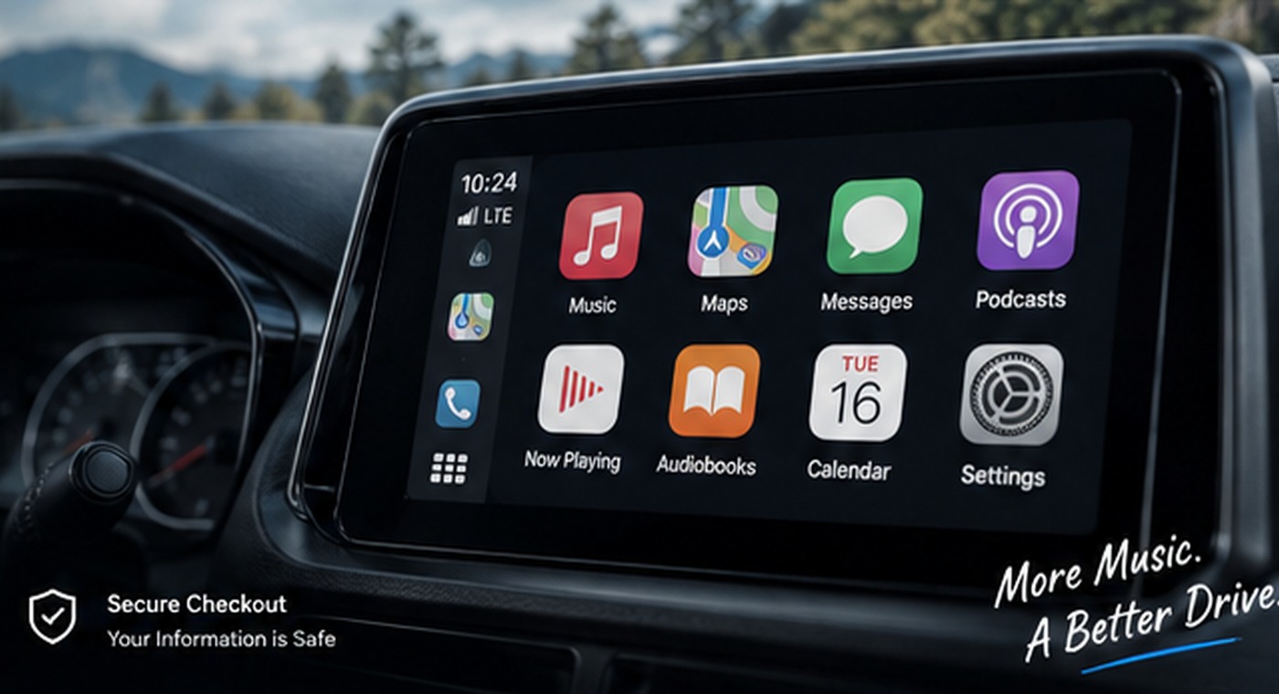 Modern vehicle dashboard and infotainment system